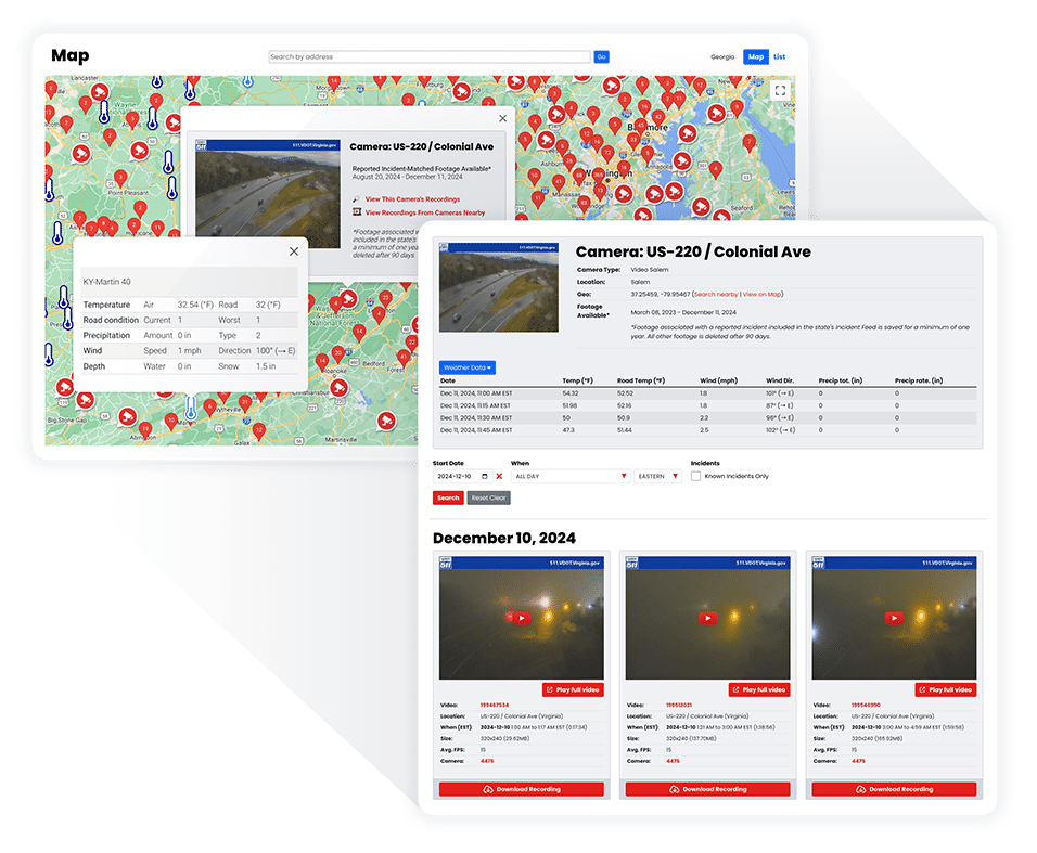 360DataLake report map view